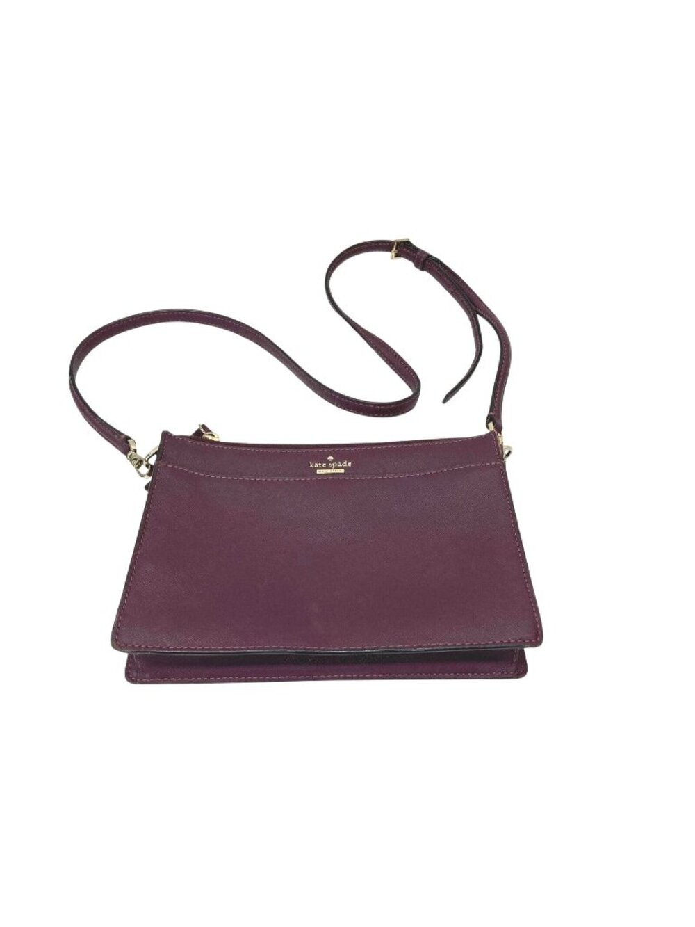 Kate Spade New York Burgundy Leather Crossbody‎ Bag